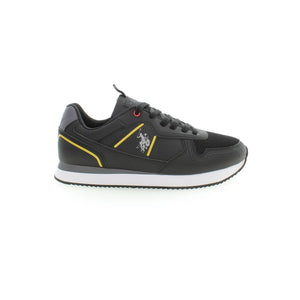 Schwarzer Polyester Sneaker