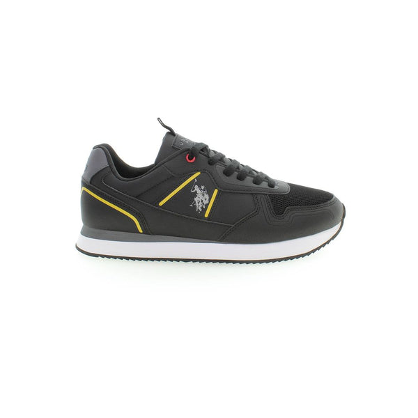 Schwarzer Polyester Sneaker