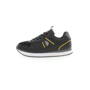 Schwarzer Polyester Sneaker