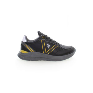 Schwarzer Polyester Sneaker