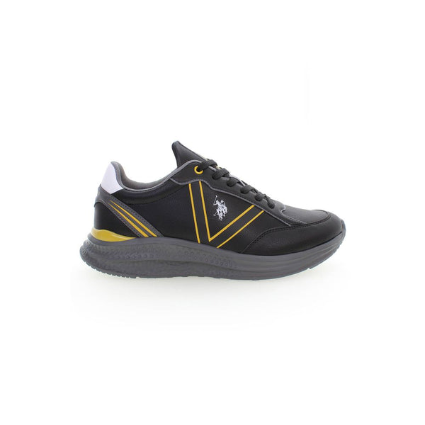 Schwarzer Polyester Sneaker