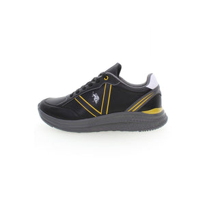 Schwarzer Polyester Sneaker