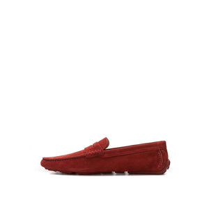 Bordeaux Leder Mokassin