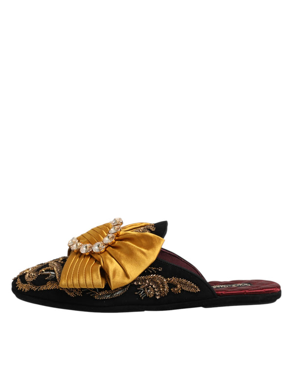 Multicolor verschönerte flache Sandalen Schuhe