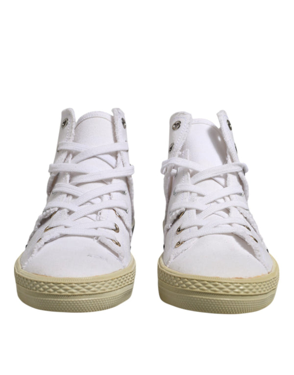 Weiß Lace Up Mid Top Frauen Turnschuhe Schuhe
