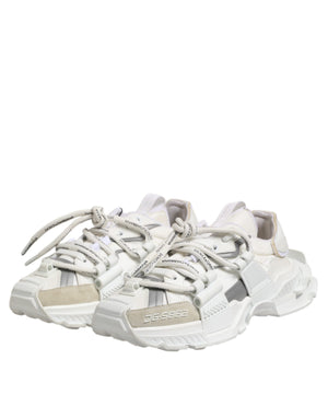 Weiß Grau Low Top Space Sneakers Schuhe