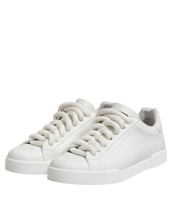 Weiß Logo Lace Up Low Top Männer Turnschuhe Schuhe