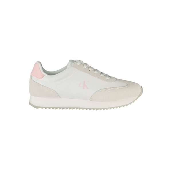 Weißes Leder Damen Sneaker