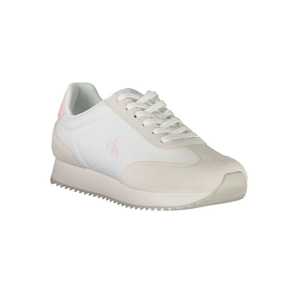 Weißes Leder Damen Sneaker