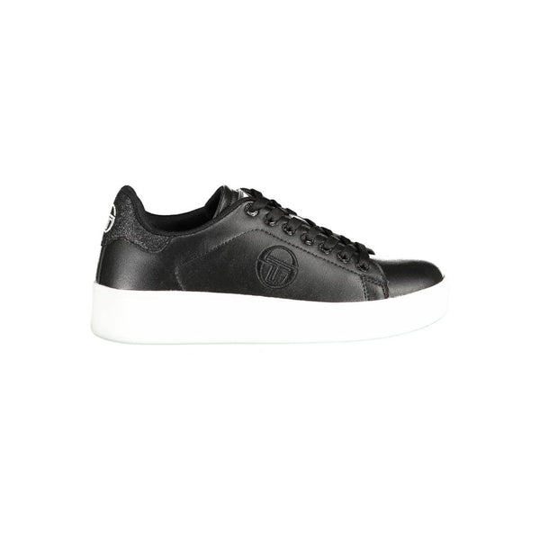 Schwarzer Polyester Sneaker