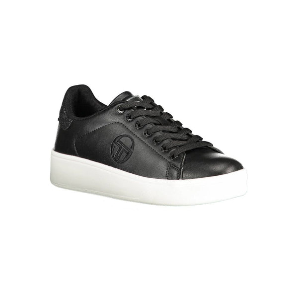 Schwarzer Polyester Sneaker
