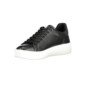 Schwarzer Polyester Sneaker