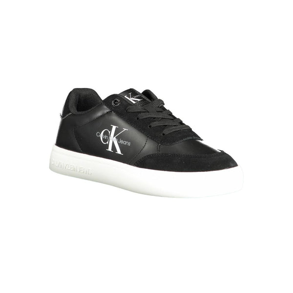 Schwarzer Polyester Sneaker