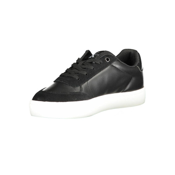 Schwarzer Polyester Sneaker