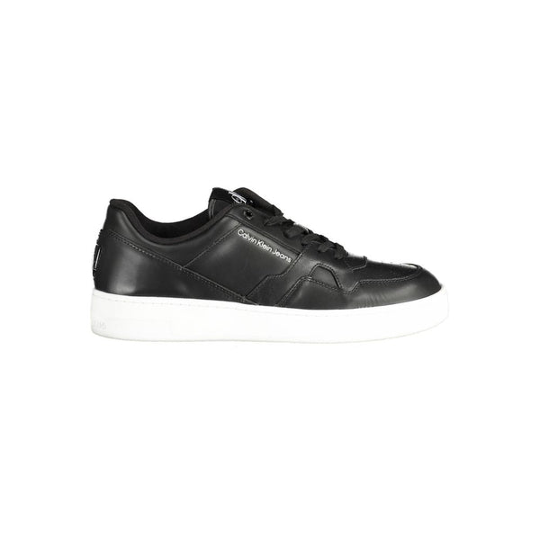 Schwarzer Polyester Sneaker