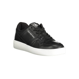 Schwarzer Polyester Sneaker
