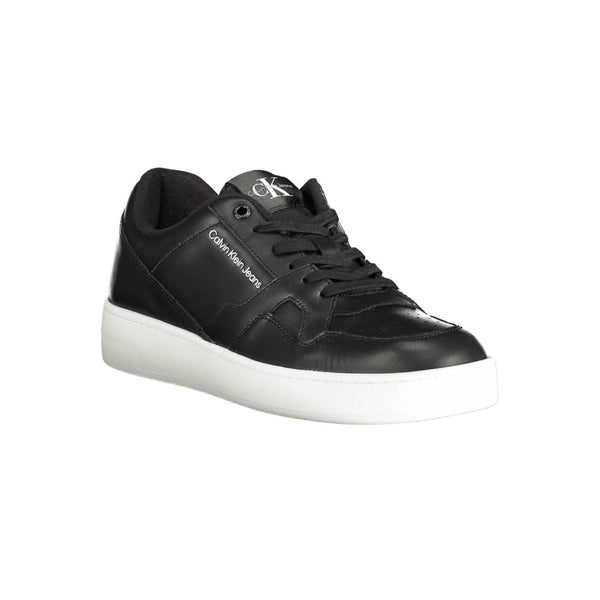 Schwarzer Polyester Sneaker