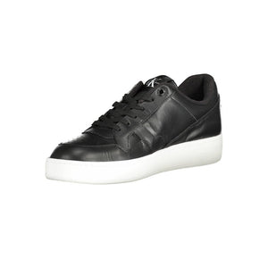 Schwarzer Polyester Sneaker