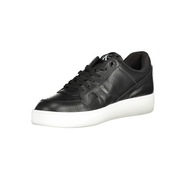Schwarzer Polyester Sneaker