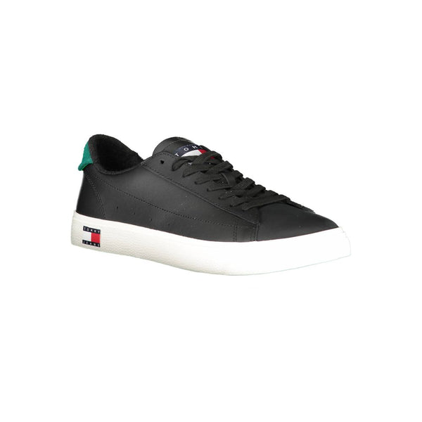 Schwarzer Polyester Sneaker