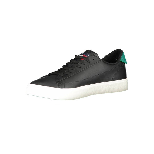 Schwarzer Polyester Sneaker