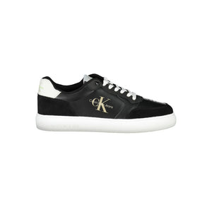 Schwarzer Polyester Sneaker