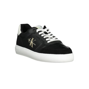 Schwarzer Polyester Sneaker