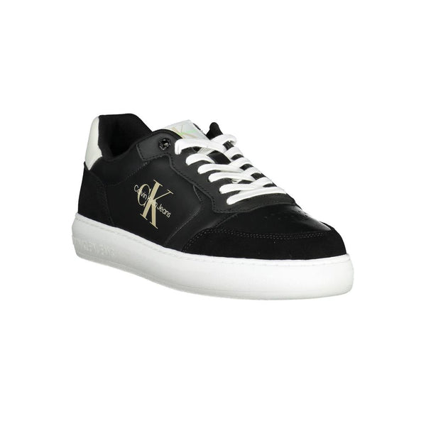 Schwarzer Polyester Sneaker