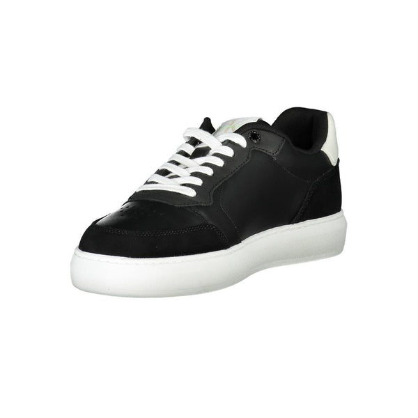 Schwarzer Polyester Sneaker