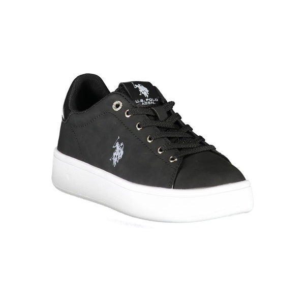 Schwarzer Polyester Damen Sneaker