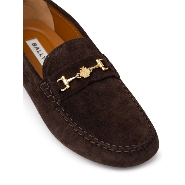 Brauner Leder-Mokassin