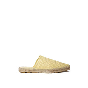 Espadrille aus gelbem Leder