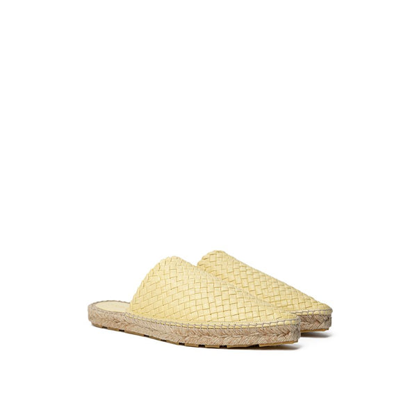 Espadrille aus gelbem Leder