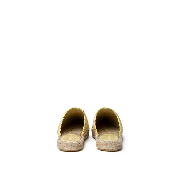 Espadrille aus gelbem Leder