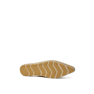 Espadrille aus gelbem Leder