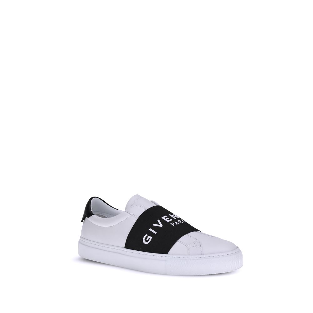 Weiße Kalbshaut Bos Taurus Sneakers mit niedrigem Schaft