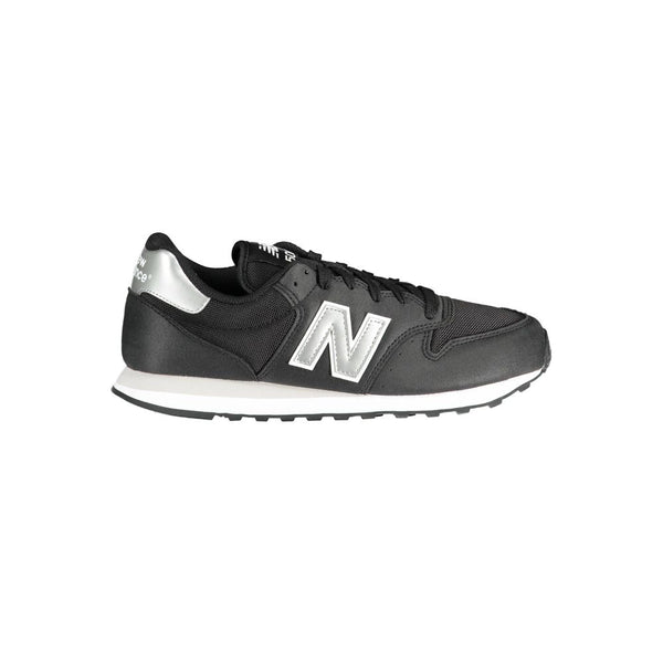 Schwarzer Polyester Sneaker