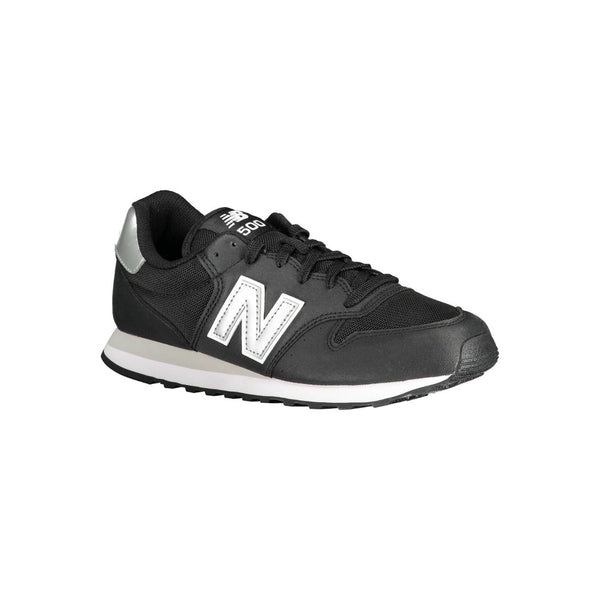 Schwarzer Polyester Sneaker