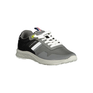 Graue Polyester Sneaker