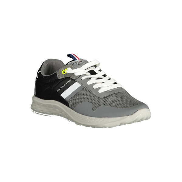 Graue Polyester Sneaker