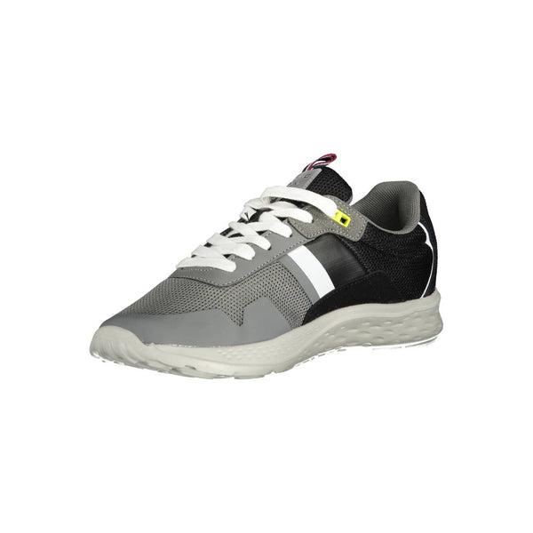 Graue Polyester Sneaker