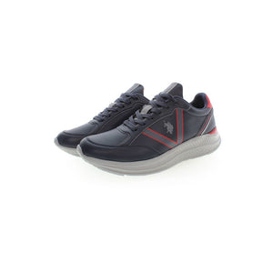 Blauer Polyester Sneaker