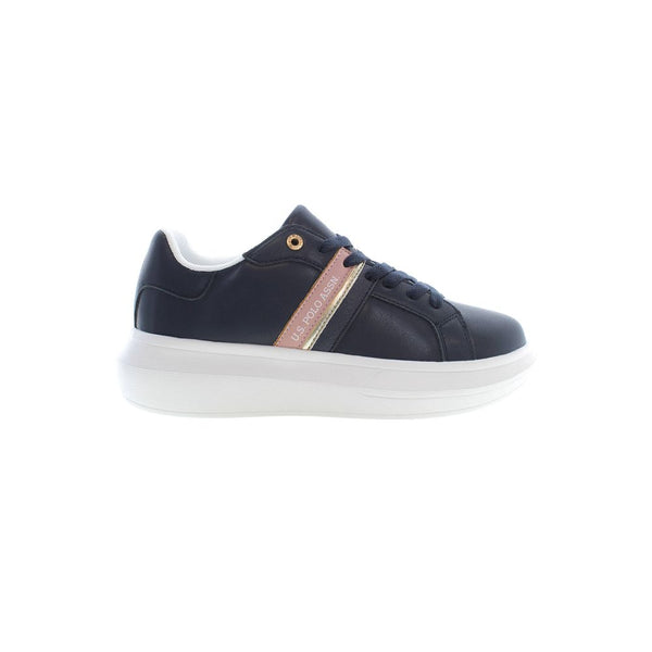 Blauer Polyester Sneaker