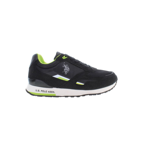 Schwarzer Polyester Sneaker