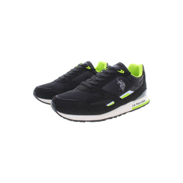 Schwarzer Polyester Sneaker