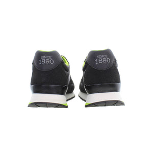 Schwarzer Polyester Sneaker