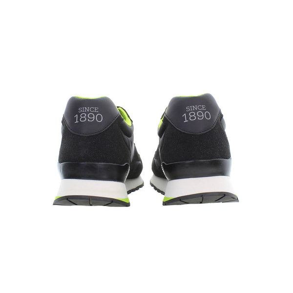 Schwarzer Polyester Sneaker