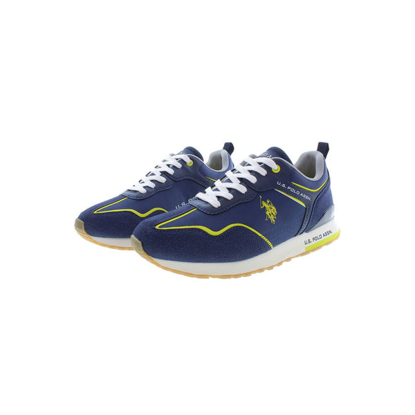 Blauer Polyester Sneaker