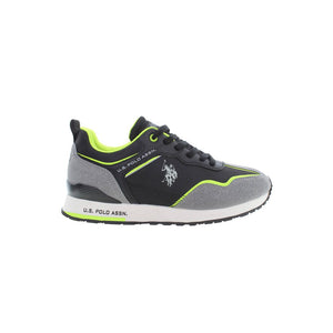 Schwarzer Polyester Sneaker