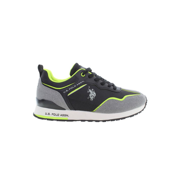 Schwarzer Polyester Sneaker
